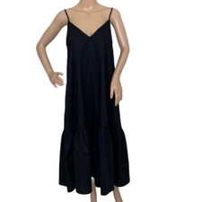 Calvin Klein 1880 0215 010 Women's Size Dress Black Side Pockets Zipper