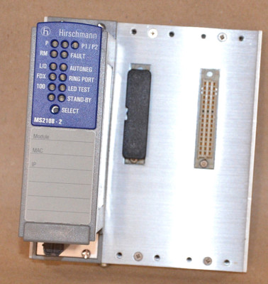 HIRSCHMANN  MS2108-2  MICE 2000 Switch mit Backplane Modul MS21082