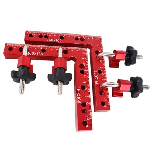 12X 160MM 90° Positioning Squares Right Angle Clamps Carpenter Corner Clamping - Picture 6 of 8