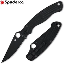 Spyderco Military 2 Salt CPM-MAGNACUT Black DLC Blade G10 Handles C36GMCBKP2