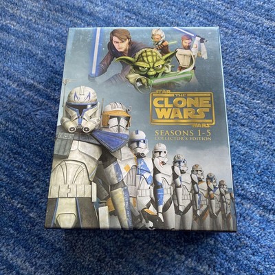 Star Wars Clone Wars Season 1-5 Collector's Edition Blu-ray Box