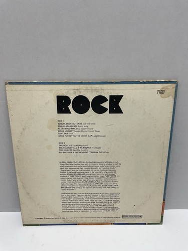 ROCK A Columbia Special Products Compilation 1971 Vinyl LP Fleetwood Mac Santana - Picture 2 of 6