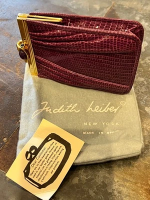 Vintage JUDITH LEIBER Purple Mini Clutch with Amethyst - Image 1 of 4