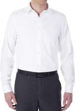Men'S Slim Fit Non-Iron Herringbone Dress Shirt