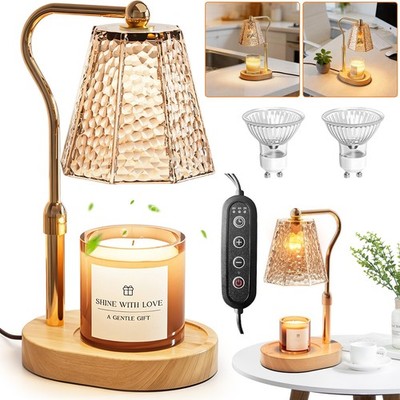 Elektrischer Kerzenwärmer Lampe LED für Duftkerzen Candle Warmer Lamp Dimmbarer