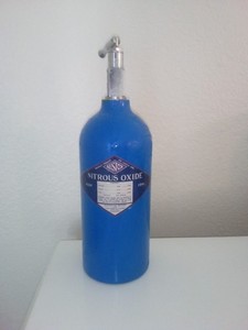 Mini Vintage Nitrous Oxide Tank (EMPTY)