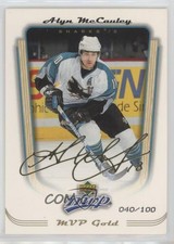 2005-06 Upper Deck MVP MVP Gold 40/100 Alyn McCauley #321 4ry