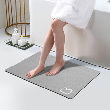 Diatomaceous Earth Bath Mat Rugs Super Absorbent Diatomite Stone Bath Mat