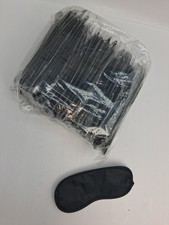 Lot Of 50 Black Sleep Masks 50 