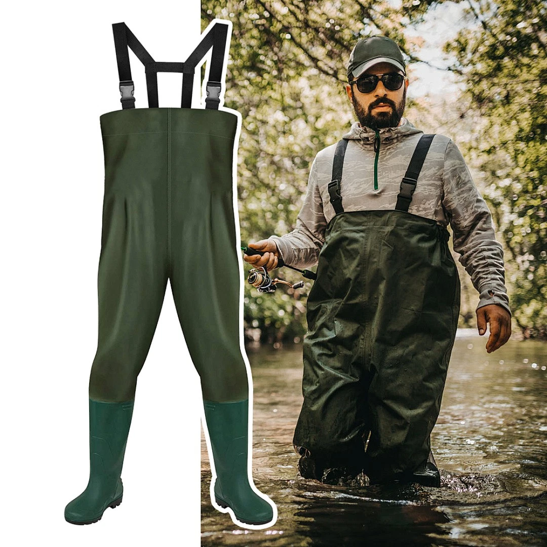 Pantalones de pesca para mujer pantalones de barro suela de perfil pescador pantalones de estanque pantalones 40-47