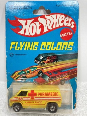 Hot Wheels FLYING COLORS SUPER VAN PARAMEDIC BW 1978 Hong Kong