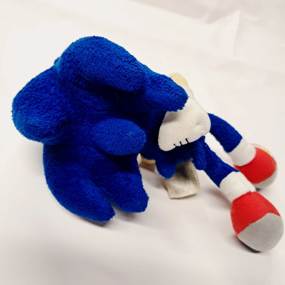 Peluche Sonic the Hedgehog Collectors Series 8" Sonic SEGA moderno raro TOMY 2014 Foto 4 de 4