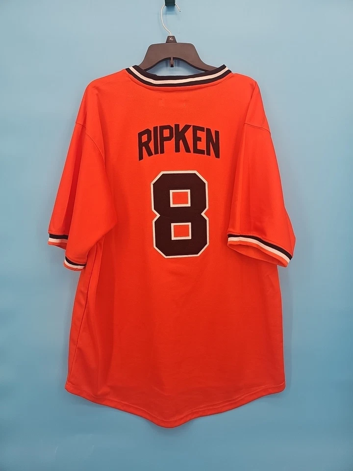 Cal Ripken Jr Hombre Colección Mitchell And Ness Cooperstown Naranja Baltimore... Foto 2 de 4