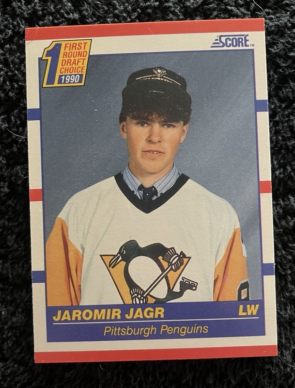 1990-91 Score - First Round Draft Choice Jaromir Jagr #428 (RC)