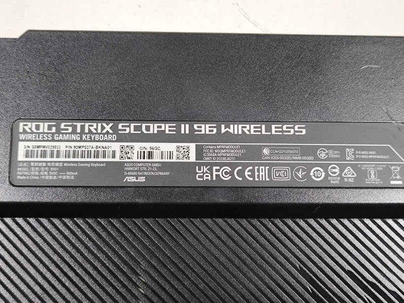 Asus Rog Strix Scope II 96 Model: X901 Kabellos Gaming Tastatur - Bild 2 von 4