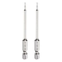 "2 StüCk Flache Sechskant-Bits 1,5Mm (H1,5) 1/4\" FüR 3\" Magnetisch"
