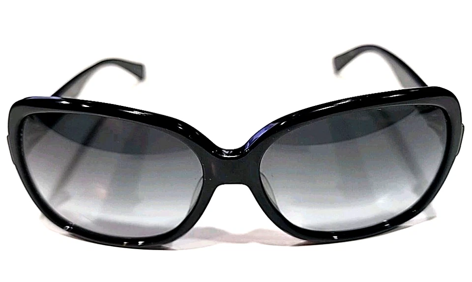 Gafas de sol Coach S2029 negras grises cuadradas de gran tamaño 125 mm Foto 2 de 4