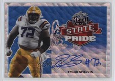 2021 Leaf Metal Draft State Pride Silver Wave 38/75 Tyler Shelvin Auto 0l2