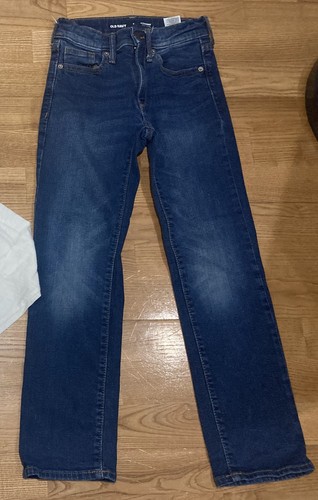 Girl's Crewcuts & Old Navy Outfit Size 8 - Ivory Top w/Gold Star w/Jeans EUC - Picture 6 of 8