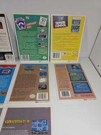 Lot Of 17 NES Vintage Vid Pro Cards Hydlide Iron Sword Dragon Spirit Gauntlet