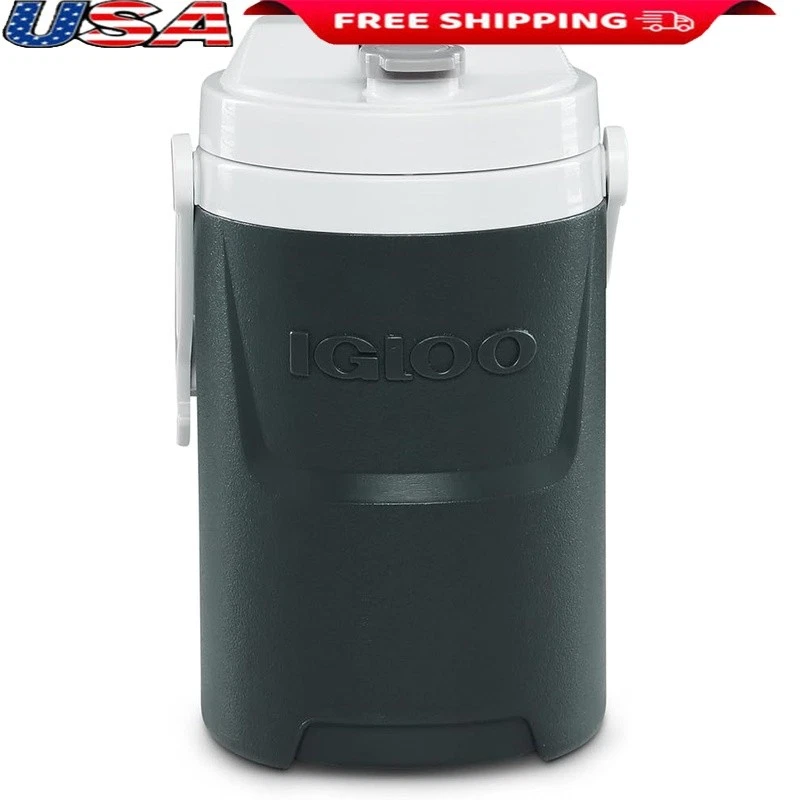 Insulated Beverage Cooler Flip-Cap Easy-Open Lid Camping Events Sports New
