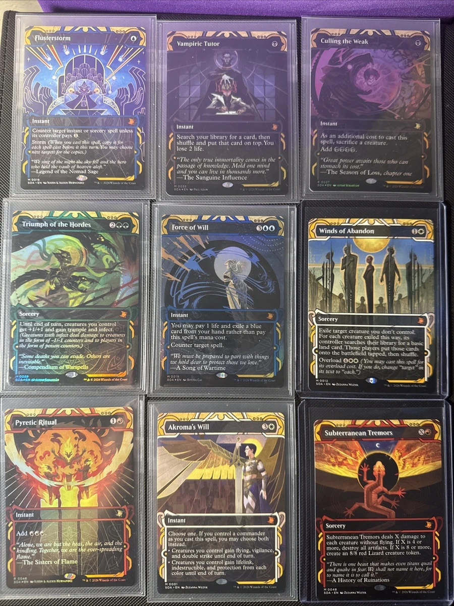 Force of Will Near Mint or Better Individual Trading Card Games
