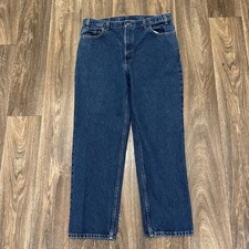 Vintage 1993 Levi's 540 Jeans Men's 38x29 Dark Wash Relaxed Fit Orange Tab 90s