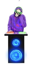 5.5 Ft Animated Bluetooth Dj Skeleton Halloween Animatronic Prop