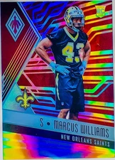 2017 Panini Phoenix Rookies Marcus Williams #162 RC RED PRIZM /299 Refractor SSP