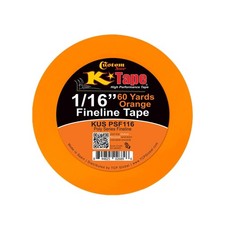 1/16" Fine Line Tape Fineline Masking Tape Polytape Orange 1/16" X 60 Yard Roll
