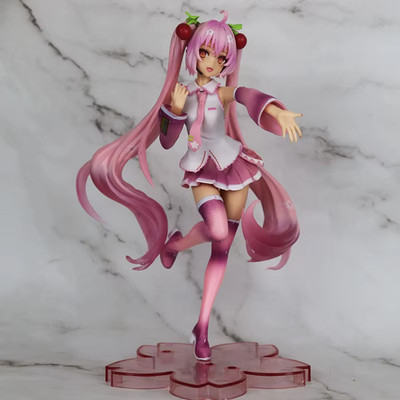 This is a Hatsune Miku anime character model, a hot girl, a Miku character model