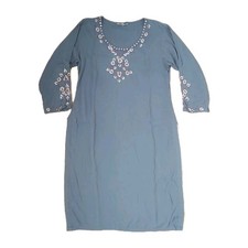 Eid Women Ladies Indian Size Large Shalwar Kameez Kurta Kurti Dress Embroidered 