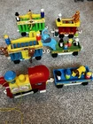 Vintage Fisher Price Little People Circus Train #991 Complete Plus 2 Cars People