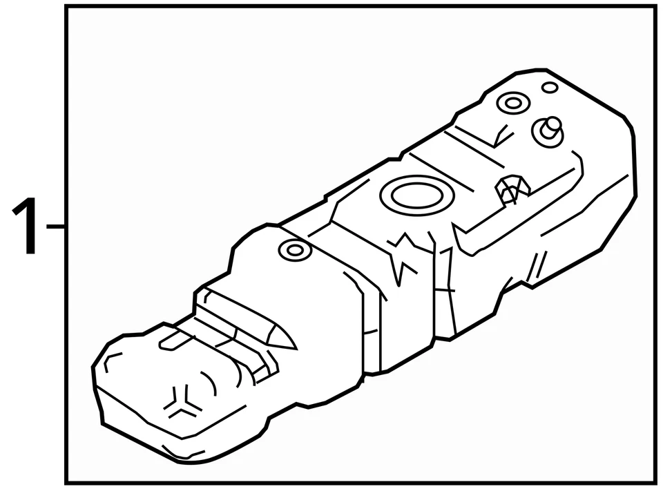 Fuel Tank Front Midship Pickup 35 Gallon Fits 11-16 FORD F250SD PICKUP 841473 Foto 3 de 4