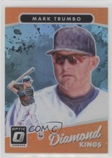 2017 Panini Donruss Optic Diamond Kings Carolina Blue Prizm 1/50 Mark Trumbo 3c7