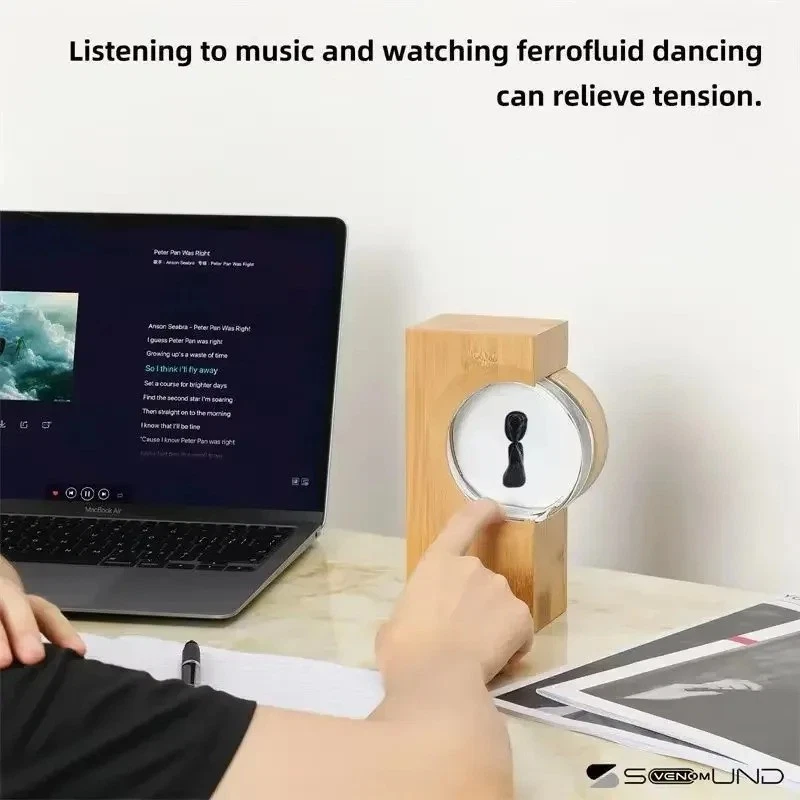 Motion Sensor Desktop Music Partner Visual Sound Touch Wireless Speaker - Image 2 of 4