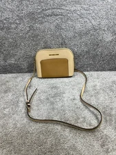 Michael Kors Bags Womens Jet Set Peanut Leather Adjustable Chain Strap Crossbody