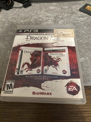 PS3 Dragon Age Origins ultimate edition no manual