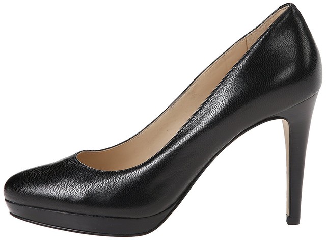 almond toe platform pumps