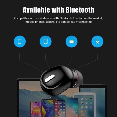 Wireless BT Earphones Stereo In-Ear Sports Workout Earbuds Bluetooth V5.0 Mini - Picture 9 of 30