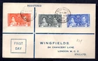 British Honduras - 1937 KGVI Coronation Registered First Day Cover