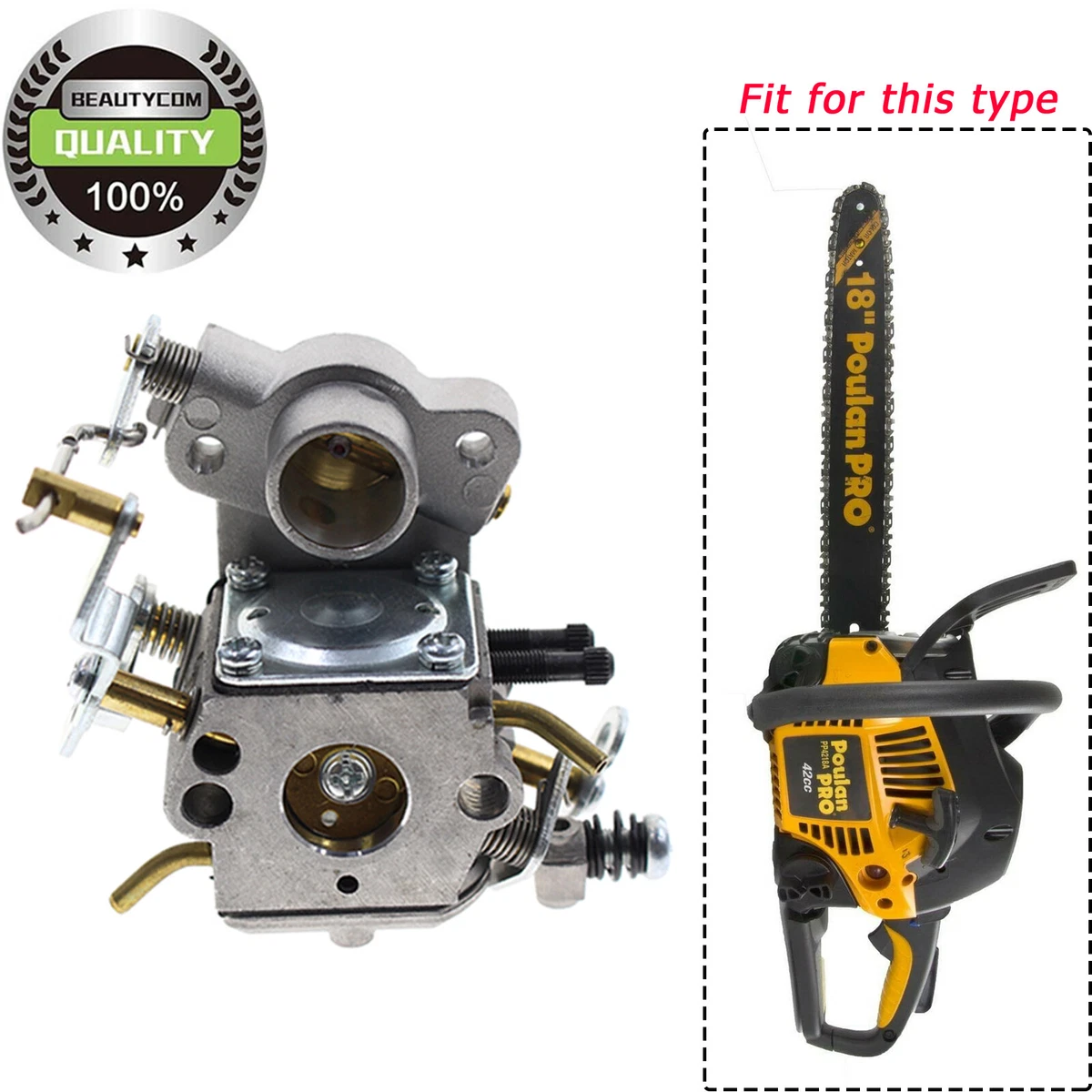 For Poulan Pro PP4218A 18 2 Cyl 42cc Gas Chain Saw Carburetor