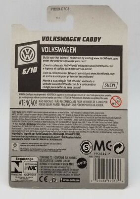 Hot Wheels Volkswagen Caddy – Série 6/10, 177/250, Vert – Miniature Collection