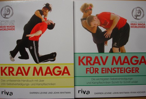 Livre KRAV MAGA - 2x Manuel D'entraînement Autodéfense Techniques De Combat - NEUF