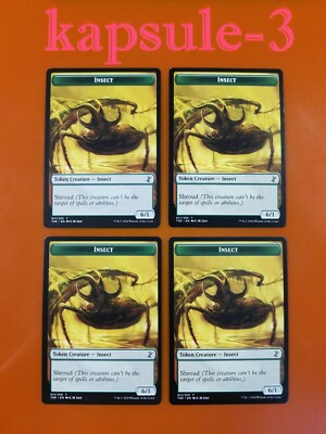 4x Insect | TOKEN 011/015 | Time Spiral Remastered | MTG Magic Cards
