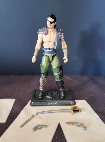 Zanzibar V3 Dreadnok Battle Set G.I. JOE COBRA LOOSE Complete