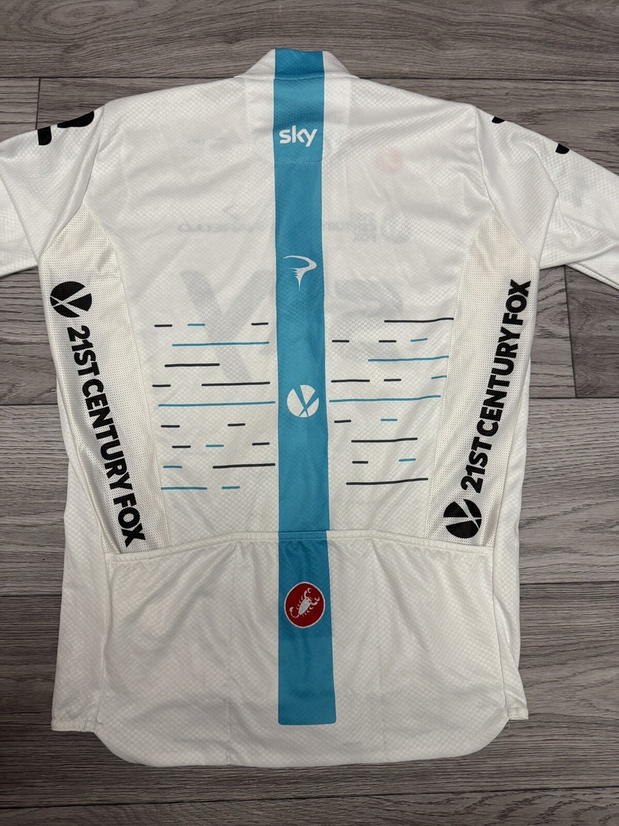 Tour De France 2017 Castelli Team Sky Full Zip Short Sleeve