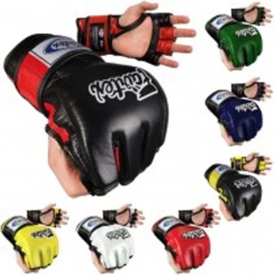 NEW Fairtex MMA Ultimate Combat Gloves - Black Blue Red White Green Yellow - UFC