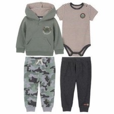 Kid's Headquarters Infant 4-piece Set, Green