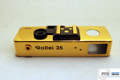 Rollei 35 Classic Oberkappe GOLD  ''Rollei 75 Years'', neu